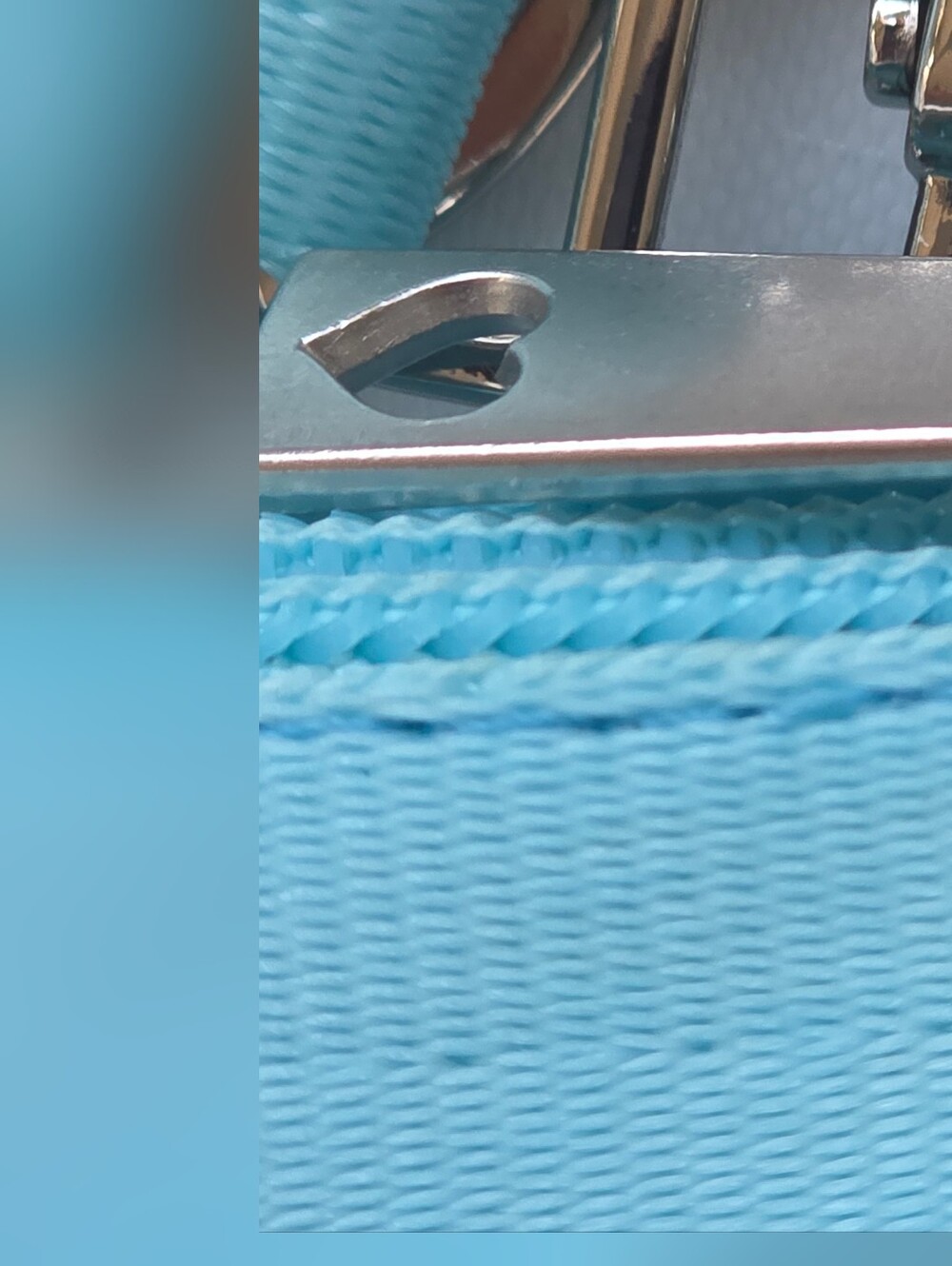 HARVEYS Lola Bow Clutch Maliblue Seatbelt Crossbody Bag Babyblue - Picture 13 of 16